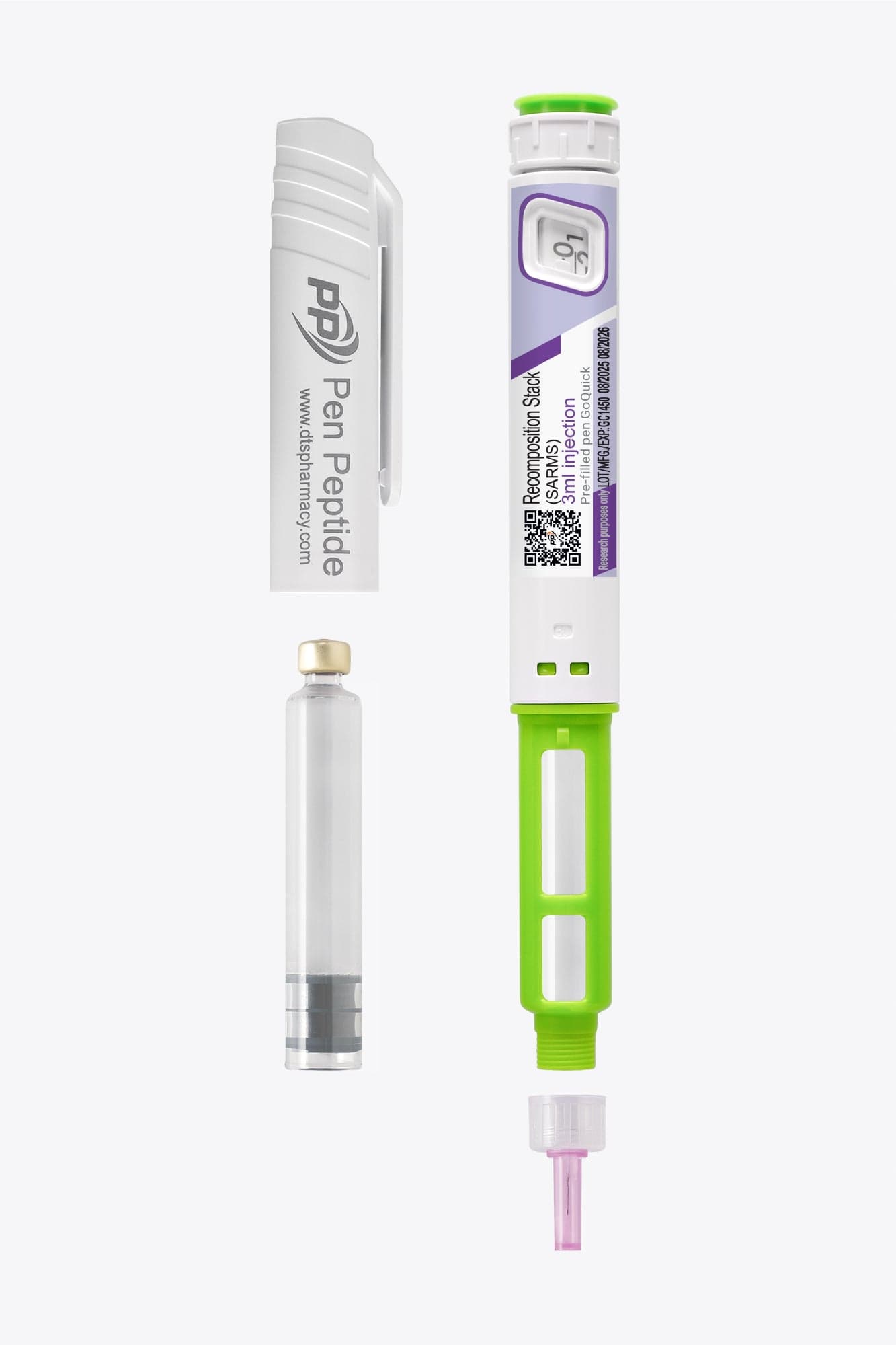 Recomposition Stack | Andarine S4, GW501516 & SR9009 - 240mg/3ml