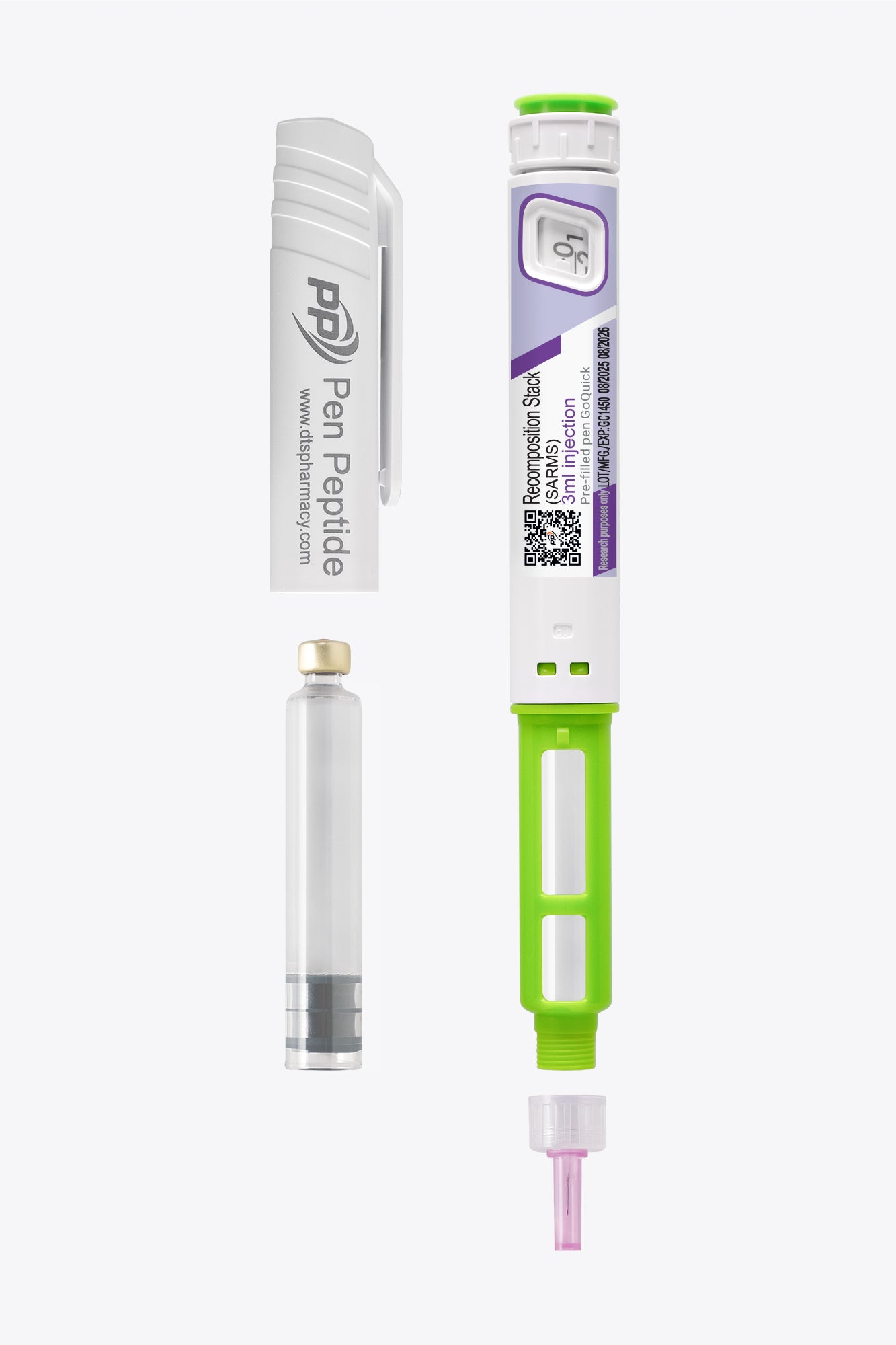 Recomposition Stack | Andarine S4, GW501516 & SR9009 - 240mg/3ml